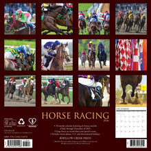 Load image into Gallery viewer, Willow Creek Horse Racing 2026 12" x 12" Wall Calendar