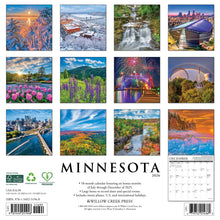 Load image into Gallery viewer, Willow Creek Minnesota 2026 12" x 12" Wall Calendar