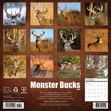 Load image into Gallery viewer, Willow Creek Monster Bucks 2026 12" x 12" Wall Calendar