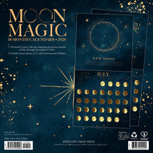 Load image into Gallery viewer, Willow Creek Moon Magic 2026 12" x 12" Wall Calendar