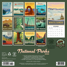 Load image into Gallery viewer, Willow Creek National Parks (ADG) 2026 12" x 12" Wall Calendar