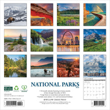 Load image into Gallery viewer, Willow Creek National Parks 2026 12" x 12" Wall Calendar