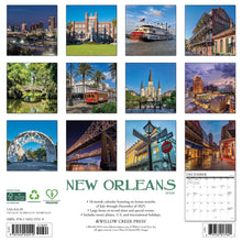 Load image into Gallery viewer, Willow Creek New Orleans 2026 12" x 12" Wall Calendar
