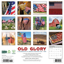Load image into Gallery viewer, Willow Creek Old Glory 2026 12" x 12" Wall Calendar