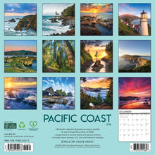 Load image into Gallery viewer, Willow Creek Pacific Coast 2026 12" x 12" Wall Calendar