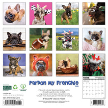 Load image into Gallery viewer, Willow Creek Pardon My Frenchie 2026 12" x 12" Wall Calendar