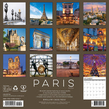 Load image into Gallery viewer, Willow Creek Paris 2026 12" x 12" Wall Calendar