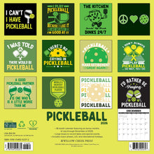 Load image into Gallery viewer, Willow Creek Pickleball 2026 12" x 12" Wall Calendar