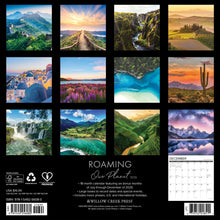 Load image into Gallery viewer, Willow Creek Roaming Our Planet 2026 12" x 12" Wall Calendar