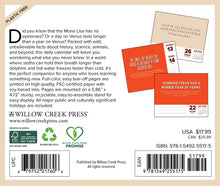 Load image into Gallery viewer, Willow Creek Facts Crazier Than Fiction 2026 6.2" x 5.4" Box Calendar