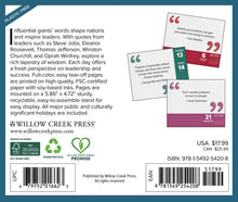 Load image into Gallery viewer, Willow Creek Great Leaders, Greatest Quotes 2026 6.2" x 5.4" Box Calendar