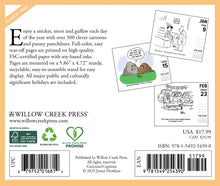 Load image into Gallery viewer, Willow Creek Punny Cartoon-A-Day by Jonny Hawkin 2026 6.2" x 5.4" Box Calendar