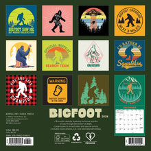 Load image into Gallery viewer, Willow Creek Bigfoot 2026 7" x 7" Mini Wall Calendar