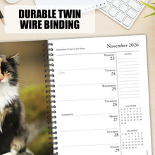Load image into Gallery viewer, Willow Creek What Cats Teach Us 2026 6.5" x 8.5" Engagement Calendar