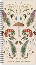 Load image into Gallery viewer, Willow Creek Woodland Mushroom 2026 Softcover Weekly Spiral Planner