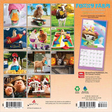 Load image into Gallery viewer, Browntrout Avanti Funny Farm OFFICIAL 2026 7 x 7 Mini Calendar