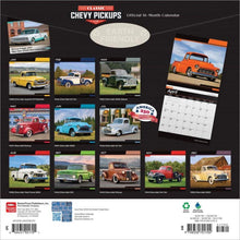 Load image into Gallery viewer, Browntrout Classic Chevy Pickups OFFICIAL 2026 12 x 12 Wall Calendar