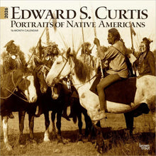 Load image into Gallery viewer, Browntrout Edward S. Curtis Portraits of Native Ame 2026 12 x 12 Wall Calendar