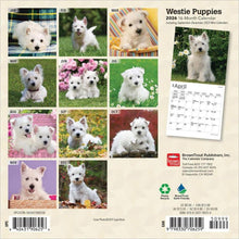 Load image into Gallery viewer, Browntrout West Highland White Terrier Puppies 2026 7 x 7 Mini Calendar
