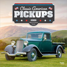 Load image into Gallery viewer, Browntrout Classic American Pickups OFFICIAL 2026 12 x 12 Wall Calendar