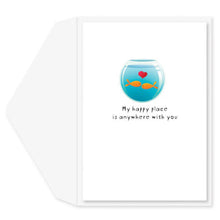 Load image into Gallery viewer, Graphique Fishy Kisses Anniversary Card