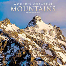 Load image into Gallery viewer, Browntrout World's Greatest Mountains 2026 12 x 12 Wall Calendar