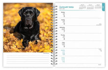 Load image into Gallery viewer, Browntrout Black Labrador Retrievers 2026 6 x 7.75 Weekly Engagement Planner