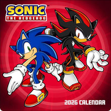 Load image into Gallery viewer, Harry Abrams Sonic the Hedgehog 12x12 2026 Wall Calendar