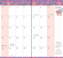 Load image into Gallery viewer, Sellers Publishing Flower Fancy 2026 Two-Year-Plus Pocket Planner