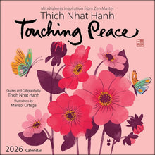 Load image into Gallery viewer, Amber Lotus Thich Nhat Hanh 12x12 2026 Wall Calendar