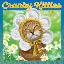 Load image into Gallery viewer, Browntrout Avanti Cranky Kitties OFFICIAL 2026 7 x 7 Mini Calendar
