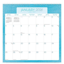 Load image into Gallery viewer, Browntrout Seaside Currents 2026 12 x 12 Wire-O Wall Calendar