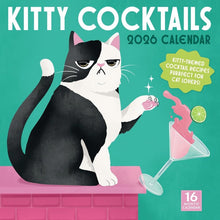 Load image into Gallery viewer, Sellers Publishing Kitty Cocktails 2026 12 x 12 Wall Calendar
