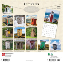 Load image into Gallery viewer, Browntrout Outhouses 2026 12 x 12 Wall Calendar