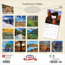 Load image into Gallery viewer, Browntrout National Parks 2026 12 x 12 Wall Calendar