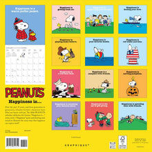 Load image into Gallery viewer, Graphique Peanuts®: Happiness Is 2026 12 x 12 Wall Calendar