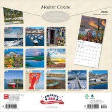 Load image into Gallery viewer, Browntrout Maine Coast 2026 12 x 12 Wall Calendar