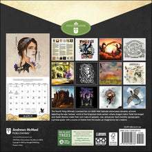 Load image into Gallery viewer, Andrews McMeel Fourth Wing Officially Licensed Fan Ar 12x12 2026 Wall Calendar