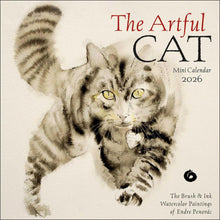 Load image into Gallery viewer, Amber Lotus The Artful Cat 2026 7 x 7 Mini Calendar