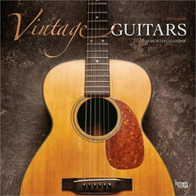 Load image into Gallery viewer, Browntrout Vintage Guitars 2026 12 x 12 Wall Calendar