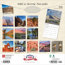 Load image into Gallery viewer, Browntrout Nevada Wild & Scenic 2026 12 x 12 Wall Calendar