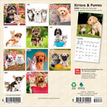 Load image into Gallery viewer, Browntrout Kittens & Puppies 2026 7 x 7 Mini Calendar