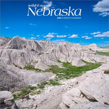 Load image into Gallery viewer, Browntrout Nebraska Wild & Scenic 2026 12 x 12 Wall Calendar