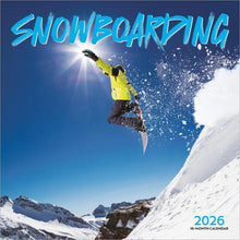 Load image into Gallery viewer, Browntrout Snowboarding 2026 12 x 12 Wall Calendar