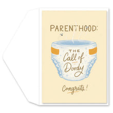 Load image into Gallery viewer, Graphique Call of Doody Baby Card