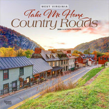 Load image into Gallery viewer, Browntrout Take Me Home Country Roads 2026 12 x 12 Wall Calendar