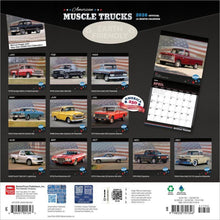 Load image into Gallery viewer, Browntrout American Muscle Trucks OFFICIAL 2026 12 x 12 Wall Calendar