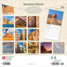 Load image into Gallery viewer, Browntrout Ancient Egypt 2026 12 x 12 Wall Calendar