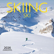 Load image into Gallery viewer, Browntrout Skiing 2026 12 x 12 Wall Calendar