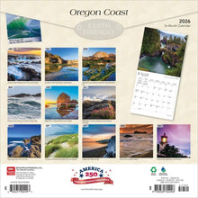 Load image into Gallery viewer, Browntrout Oregon Coast 2026 12 x 12 Wall Calendar
